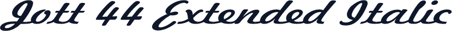 Jott 44 Extended Italic