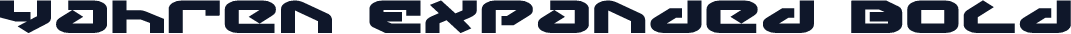 Yahren Expanded Bold