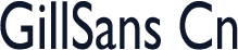 GillSans Cn
