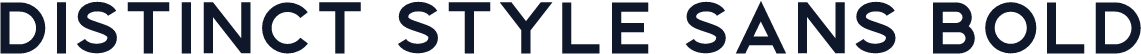 Distinct Style Sans Bold