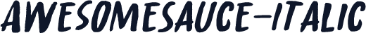 AwesomeSauce-Italic