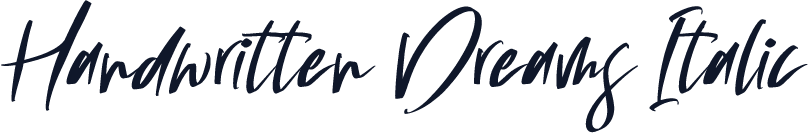 Handwritten Dreams Italic
