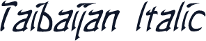 Taibaijan Italic