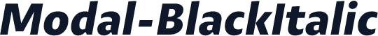 Modal-BlackItalic