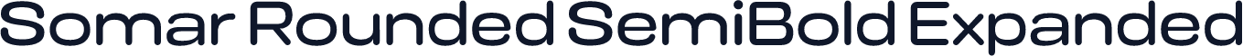 Somar Rounded SemiBold Expanded