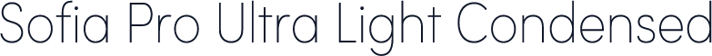 Sofia Pro Ultra Light Condensed