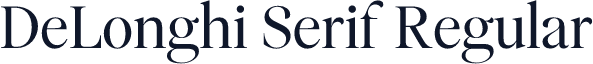 DeLonghi Serif Regular
