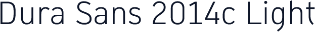 Dura Sans 2014c Light