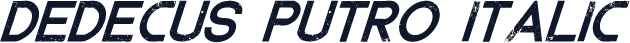 Dedecus Putro Italic