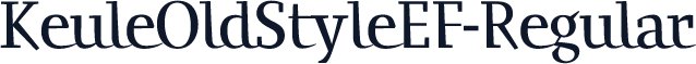 KeuleOldStyleEF-Regular