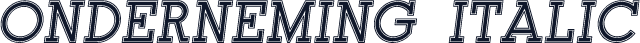 Onderneming Italic