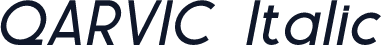 QARVIC Italic