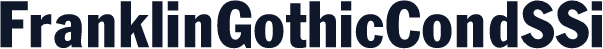 FranklinGothicCondSSi