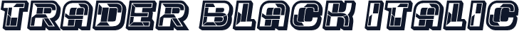 Trader Black Italic