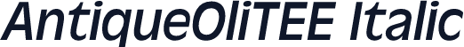 AntiqueOliTEE Italic