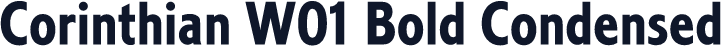 Corinthian W01 Bold Condensed