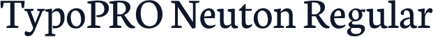 TypoPRO Neuton Regular