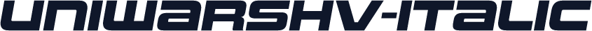UniwarsHv-Italic