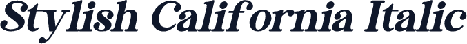 Stylish California Italic