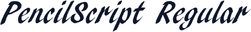 PencilScript Regular