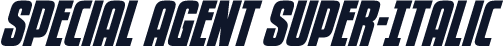 Special Agent Super-Italic