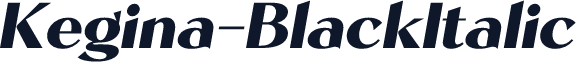 Kegina-BlackItalic