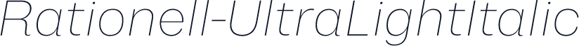 Rationell-UltraLightItalic