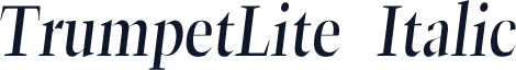TrumpetLite  Italic