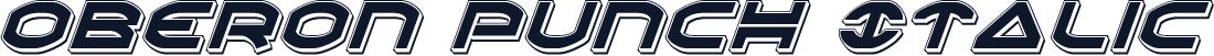 Oberon Punch Italic