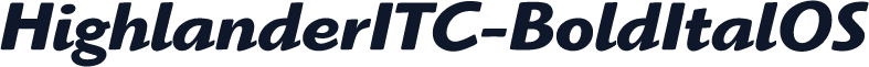HighlanderITC-BoldItalOS