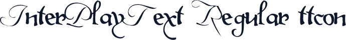InterPlayText Regular ttcon