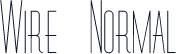 Wire Normal