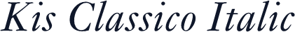 Kis Classico Italic