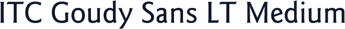 ITC Goudy Sans LT Medium