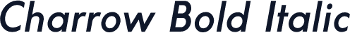 Charrow Bold Italic