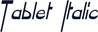 Tablet  Italic