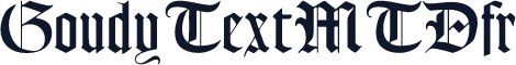 GoudyTextMTDfr
