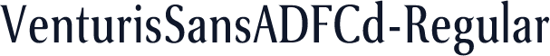 VenturisSansADFCd-Regular