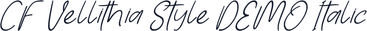 CF Vellithia Style DEMO Italic
