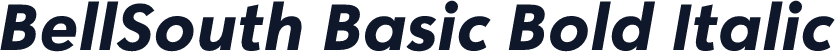 BellSouth Basic Bold Italic
