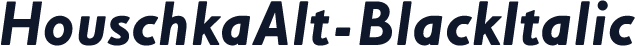 HouschkaAlt-BlackItalic