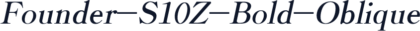 Founder-S10Z-Bold-Oblique