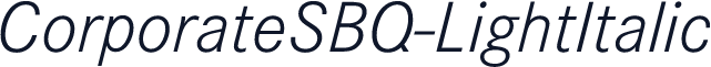 CorporateSBQ-LightItalic