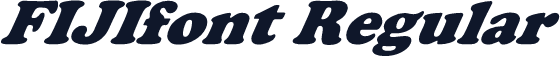 FIJIfont Regular