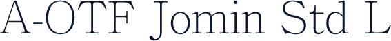 A-OTF Jomin Std L