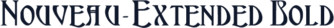Nouveau-Extended Bold