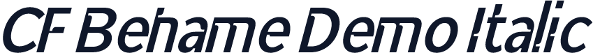 CF Behame Demo Italic