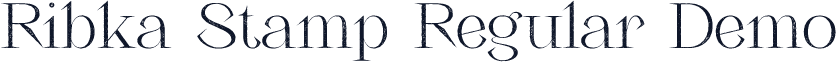 Ribka Stamp Regular Demo