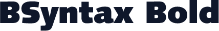 BSyntax Bold
