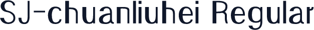 SJ-chuanliuhei Regular